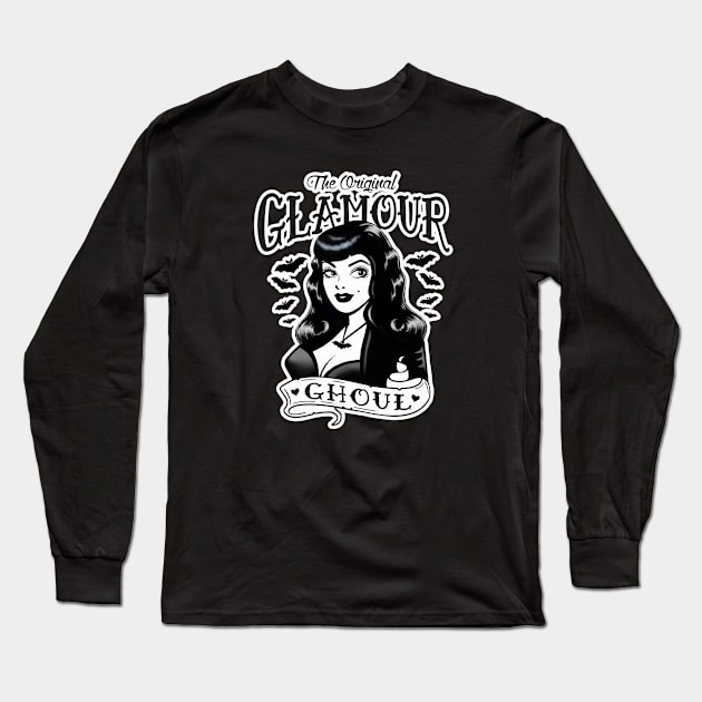 Glamour Ghoul Long Sleeve T-Shirt by Gothic Rose